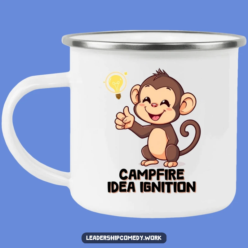 Funny Monkey Camping Mug: Ideas Brew Best Outdoors!