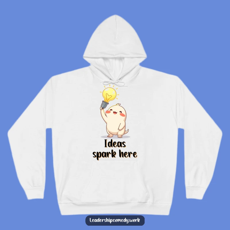 Cozy Funny Bright Idea Hoodie: Warmth for Your Brilliant Mind