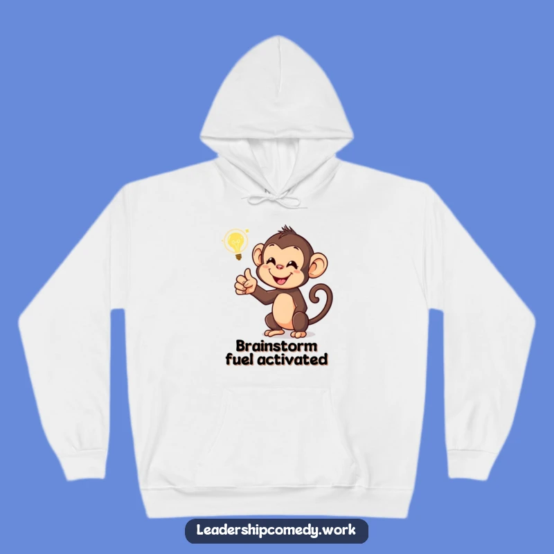 Funny Monkey Hoodie: Stay Cozy and Clever with This Idea Tee!
