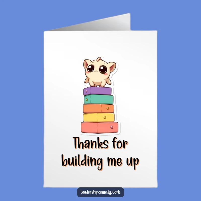 Free Printable Thank You Card: Curious Creature's Lookout - Funny Downloadable Gift!
