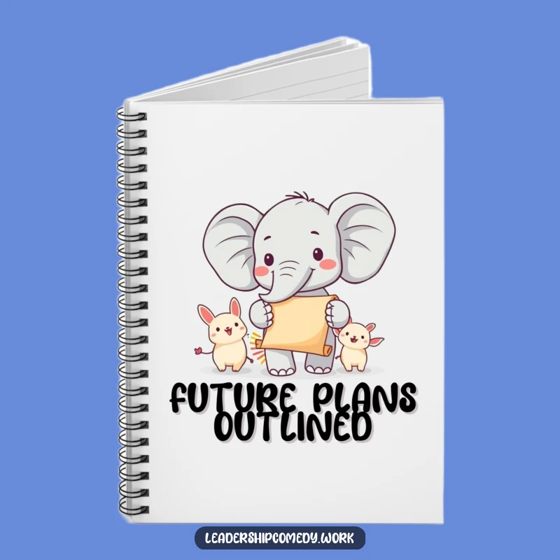 Funny Cheerful Elephant Parade Notebook: Jot Down Your Grand Plans, Creative Funny Gift
