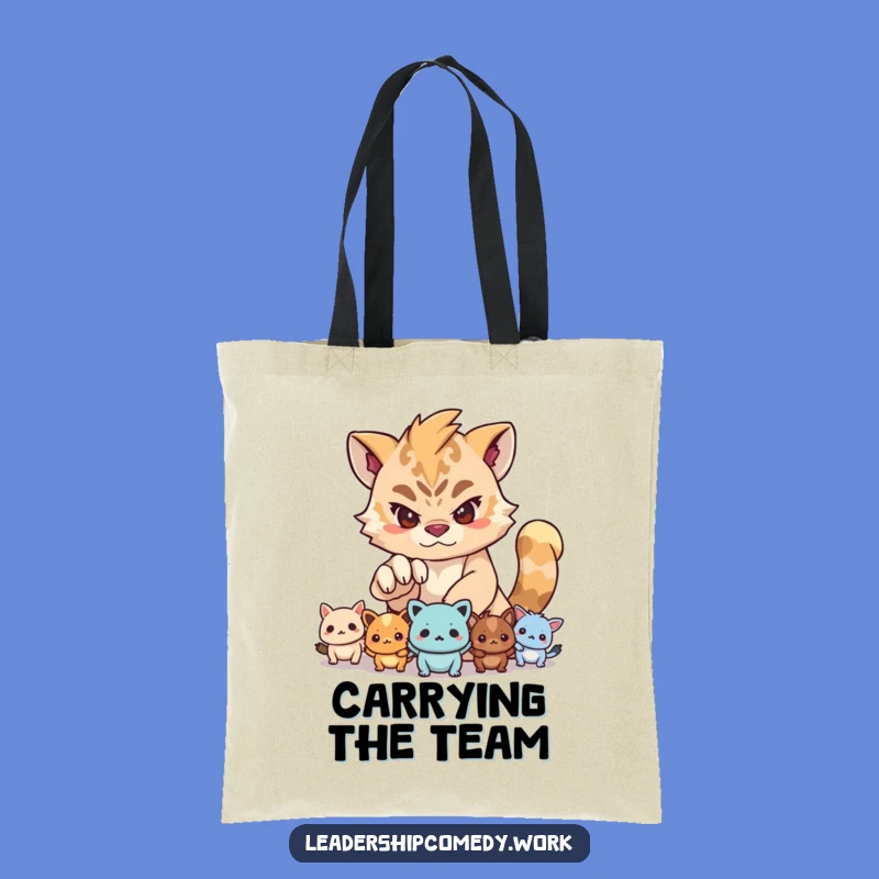 Funny Determined Leader Tote: Carry Your Vision with Style